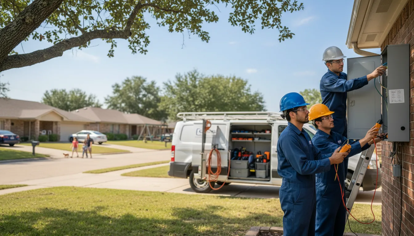 Certified electrician providing emergency electrical services in Brush Creek, TN